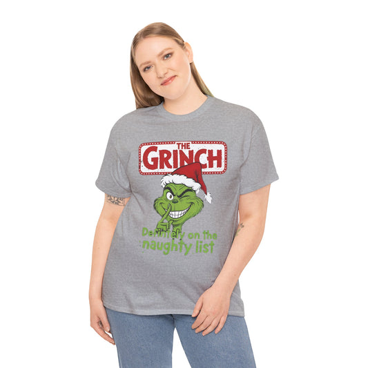 Funny Grinch Tee Shirt - Unisex Heavy Cotton