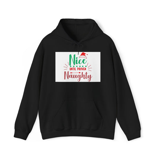 Funny Naughty or Nice Christmas Hoodie - Unisex