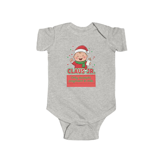 Baby Clause Jr. Infant Bodysuit — Cute Christmas Baby Onesie