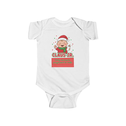 Baby Clause Jr. Infant Bodysuit — Cute Christmas Baby Onesie
