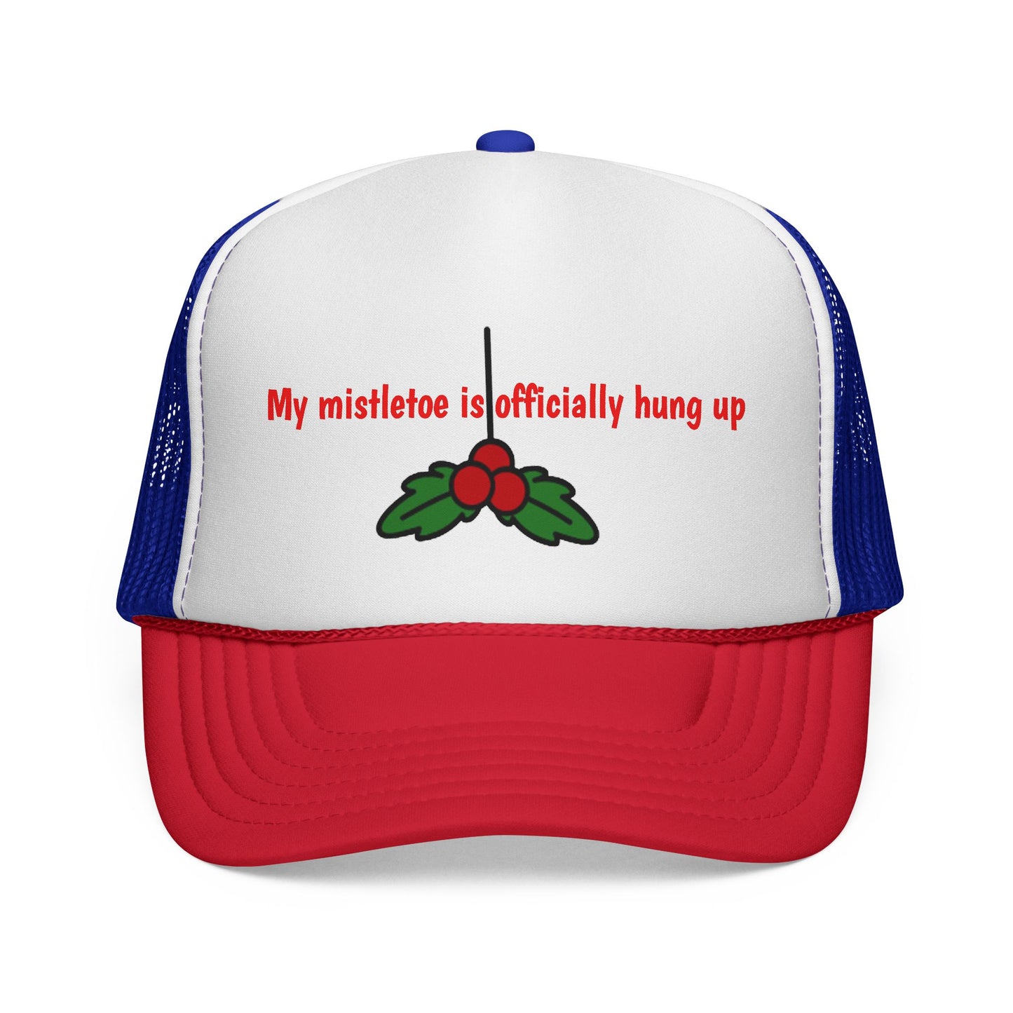 Funny Christmas Mistletoe Kiss Hat