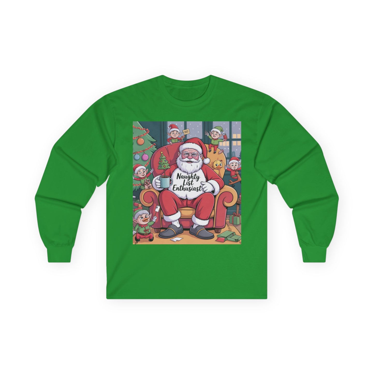 Santa's Helper Long Sleeve Tee, Unisex Christmas Shirt, Funny Holiday Apparel, Perfect Gift for Mom, Dad, Friends