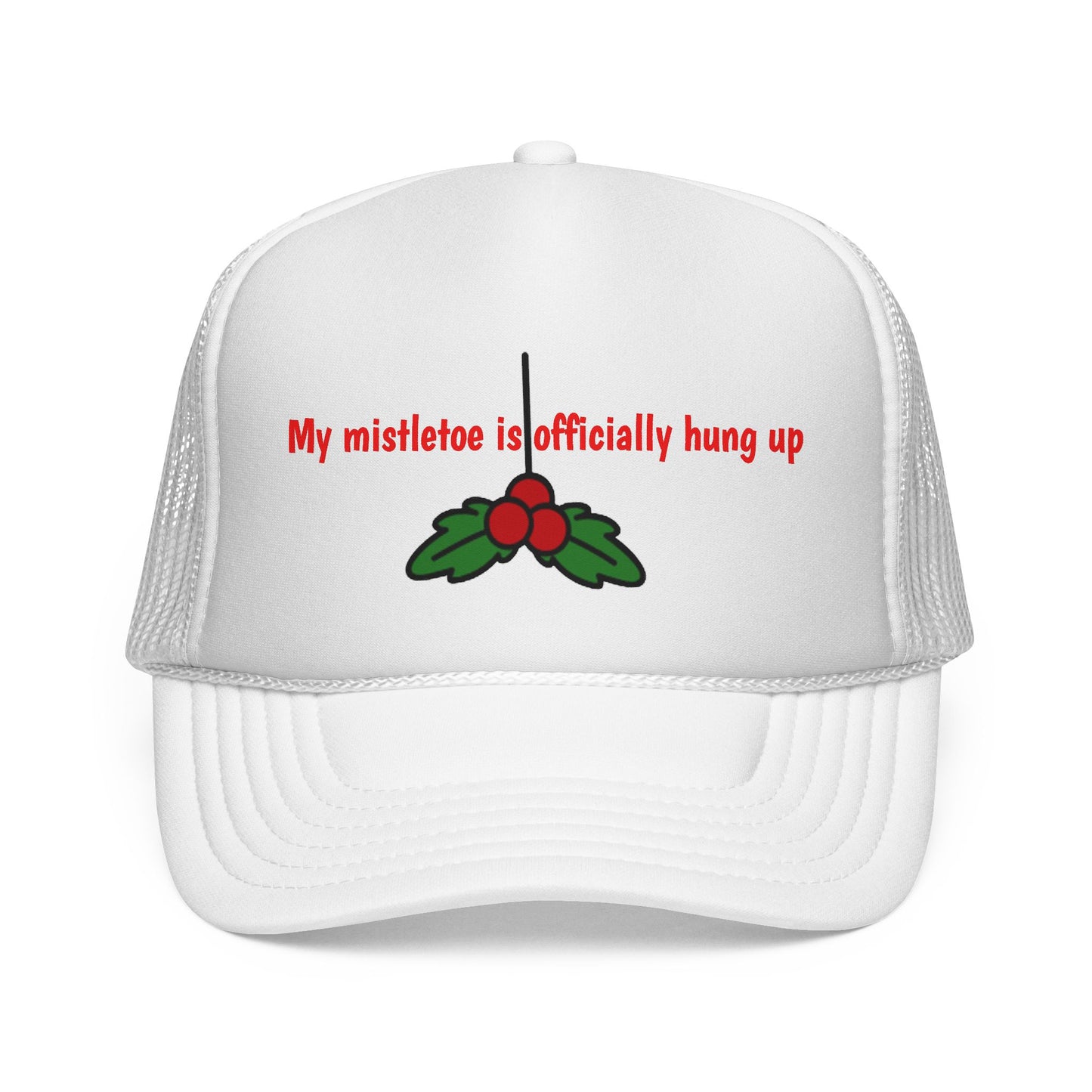 Funny Christmas Mistletoe Kiss Hat