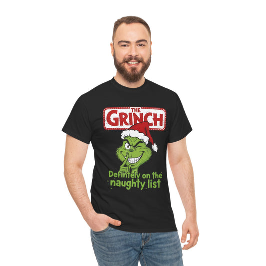 Funny Grinch Tee Shirt - Unisex Heavy Cotton