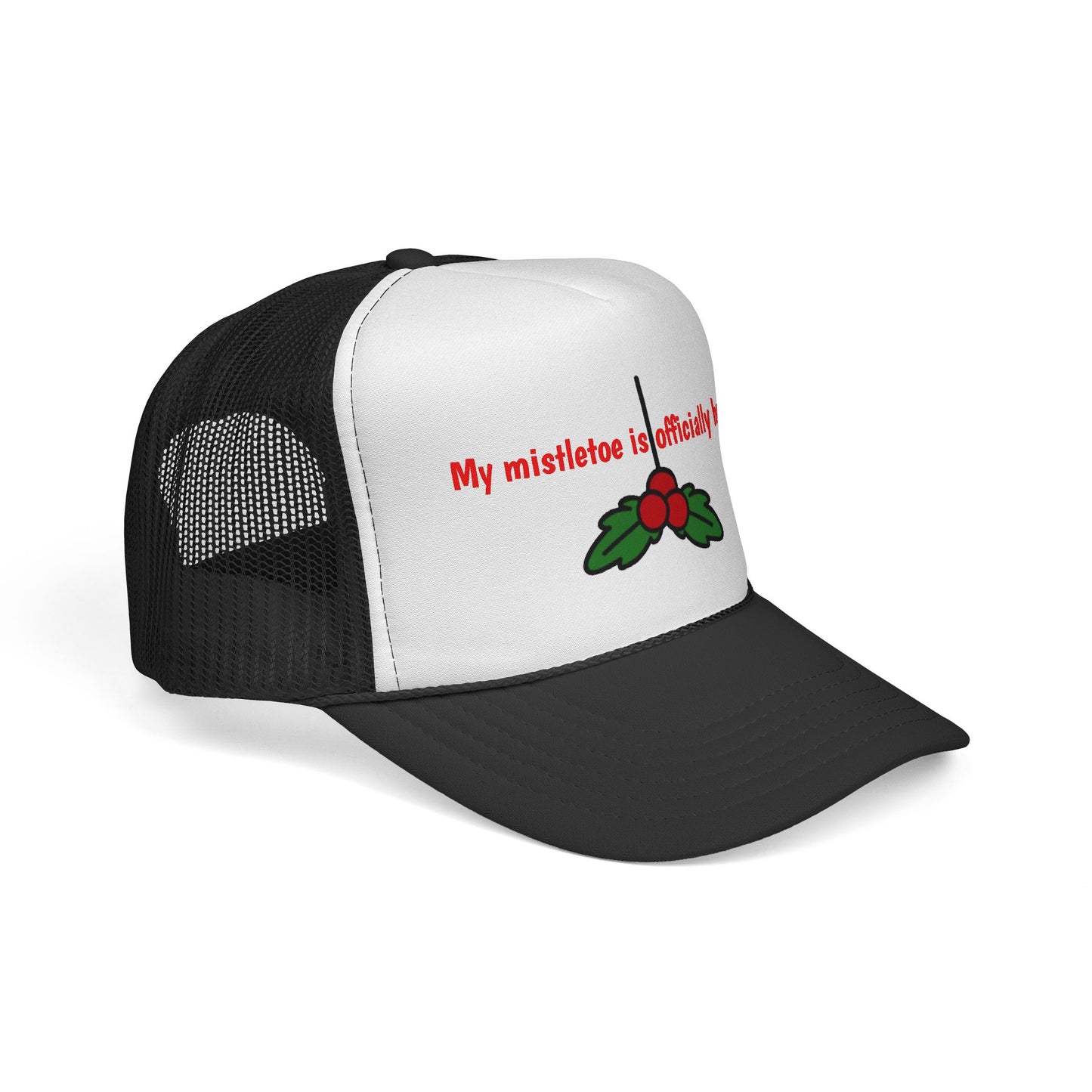 Funny Christmas Mistletoe Kiss Hat