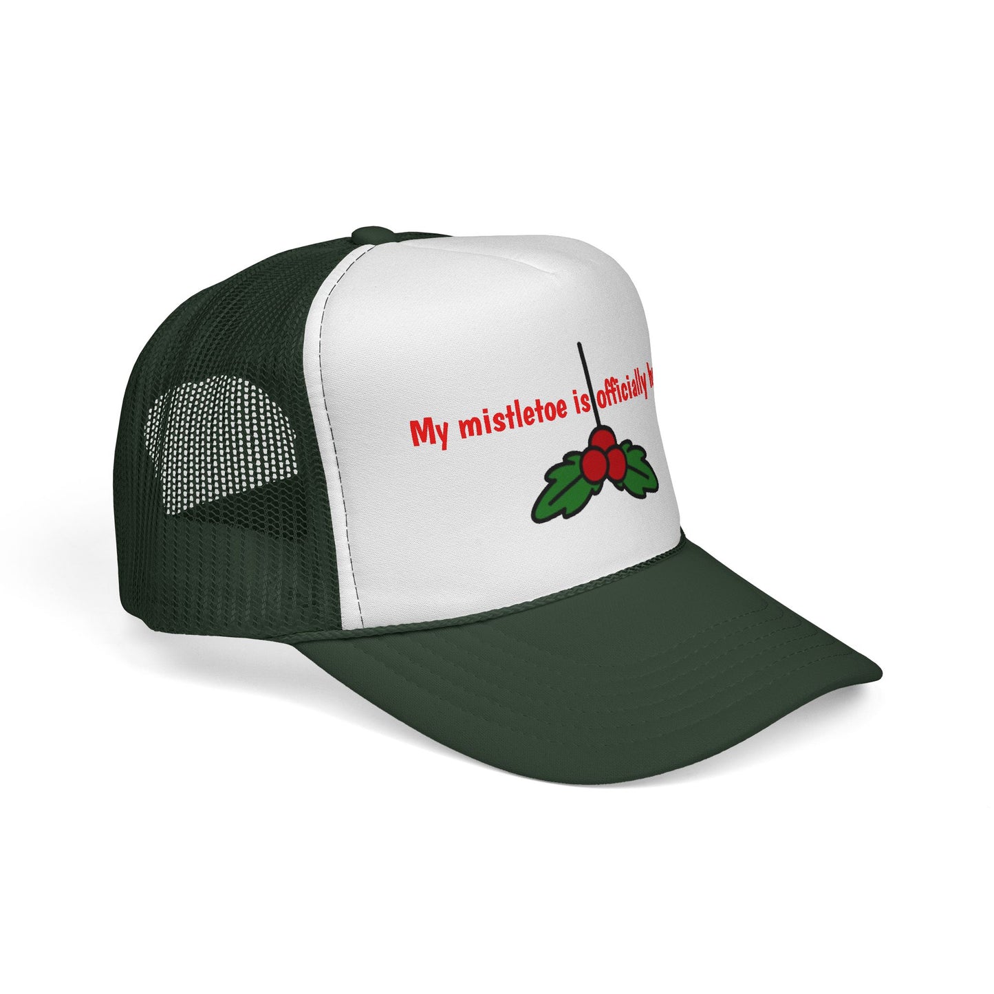 Funny Christmas Mistletoe Kiss Hat