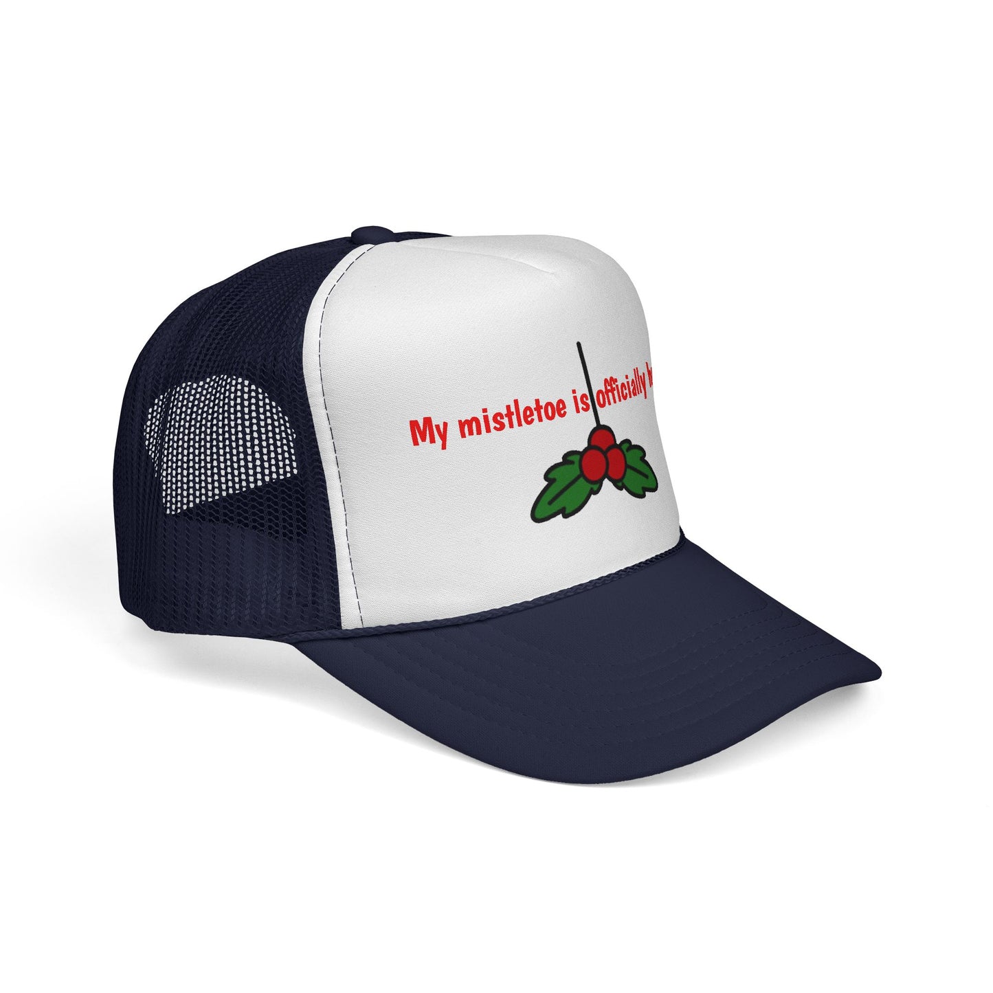 Funny Christmas Mistletoe Kiss Hat